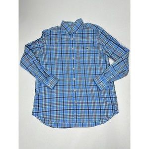 Vineyard Vines Men's Blue Size L Long Sleeve Slim Fit Tucker Button Down Shirt